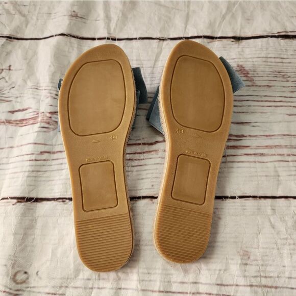 Manebi Hampton Suede Twisted Slides Size 40 NWOT - Picture 4 of 4